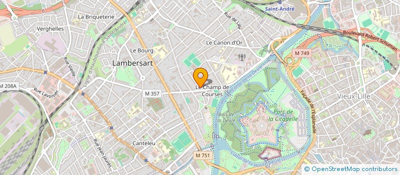 localisation de l'entreprise MADAME MARIE BEHELLE à LAMBERSART