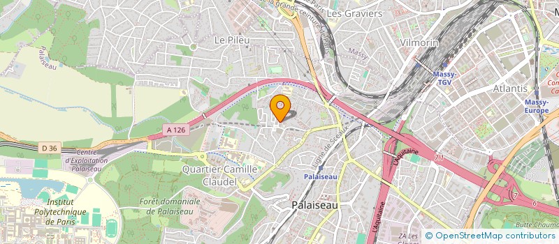 localisation de l'entreprise MADAME MARIE BELEK BETCHEM  PALAISEAU