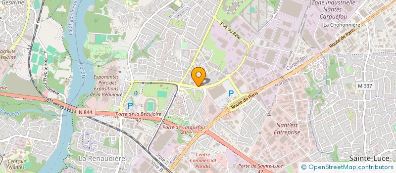 localisation de l'entreprise MADAME MARIE BELIARD à NANTES