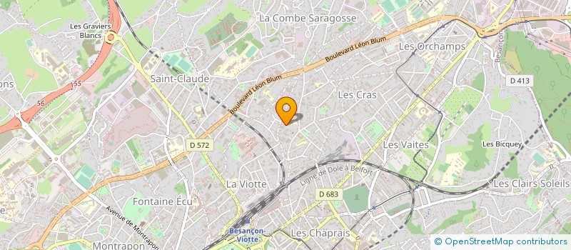 localisation de l'entreprise MADAME MARIE BELIGAT à BESANCON