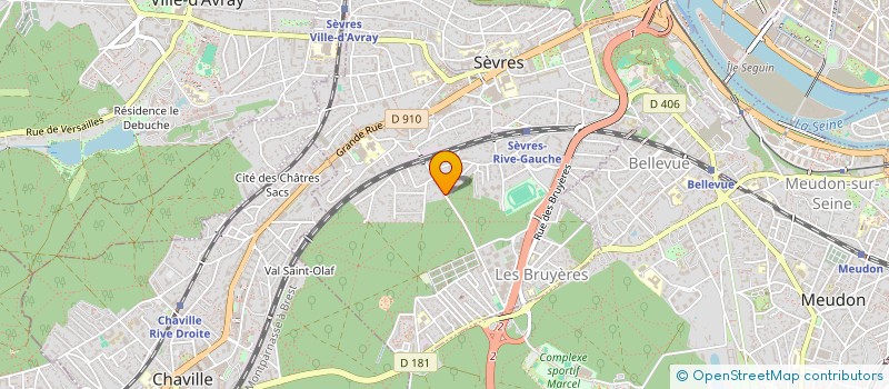 localisation de l'entreprise MADAME MARIE BELLANDO à SEVRES