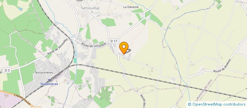 localisation de l'entreprise MADAME MARIE BELLEGARDE  SENOUILLAC