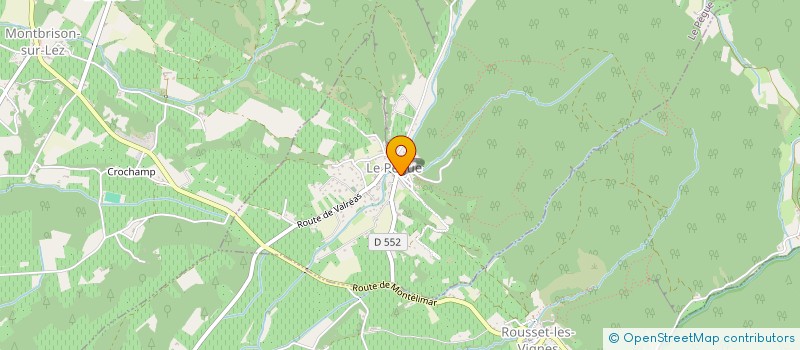 localisation de l'entreprise MADAME MARIE BELLIA  LA ROCHE ST SECRET-BECONNE