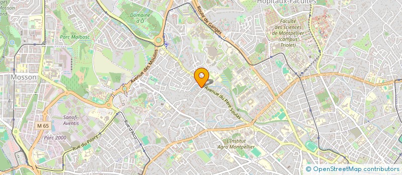 localisation de l'entreprise MADAME MARIE BELLIARD à MONTPELLIER