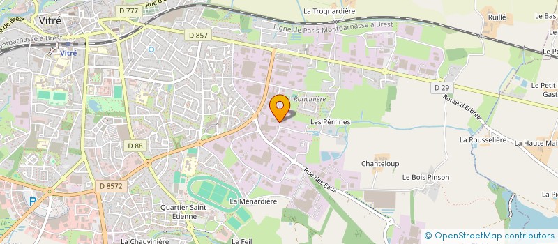 localisation de l'entreprise MADAME MARIE BELLIER  VITRE