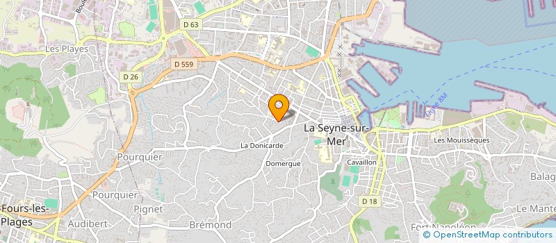 localisation de l'entreprise MADAME MARIE BELLIO  LA SEYNE-SUR-MER