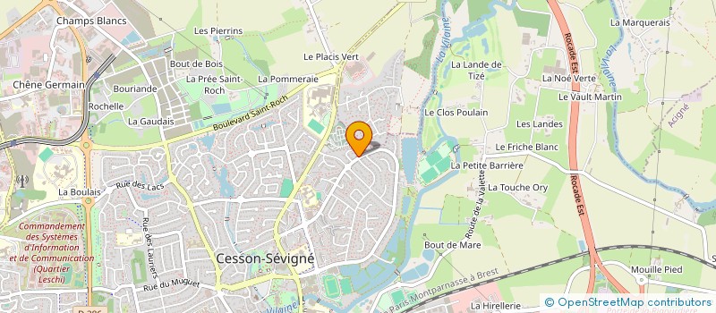 localisation de l'entreprise MADAME MARIE BELLIOT-NIGET  CESSON-SEVIGNE