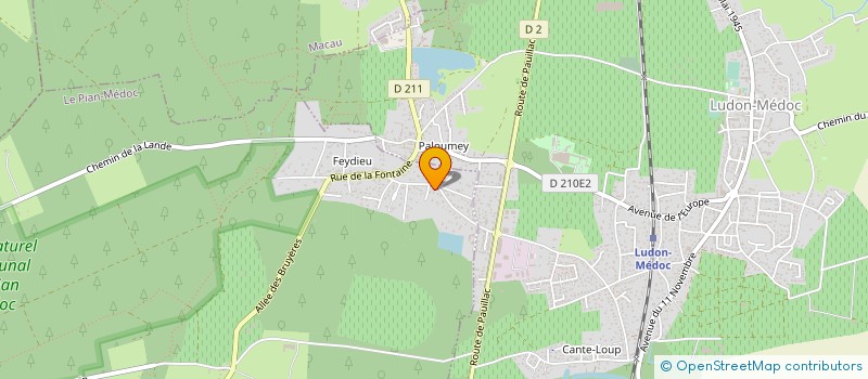 localisation de l'entreprise MADAME MARIE BELLOC à LE PIAN-MEDOC