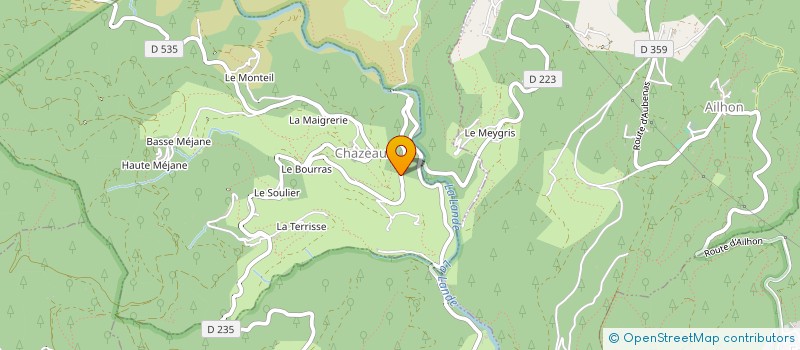 localisation de l'entreprise MADAME MARIE BELLONI à VINEZAC