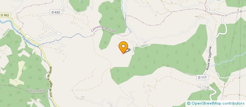 localisation de l'entreprise MADAME MARIE BELUGOU  VABRES L'ABBAYE