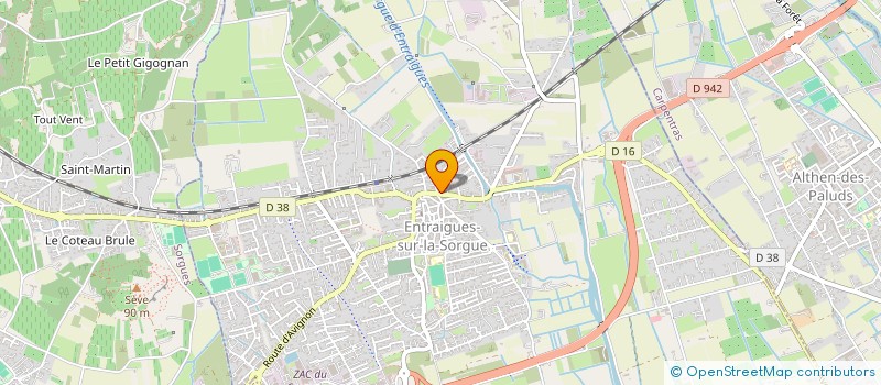 localisation de l'entreprise MADAME MARIE BEN  ENTRAIGUES SUR LA SORGUE