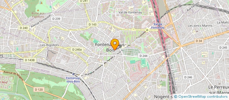 localisation de l'entreprise MADAME MARIE BEN BARKA à FONTENAY-SOUS-BOIS