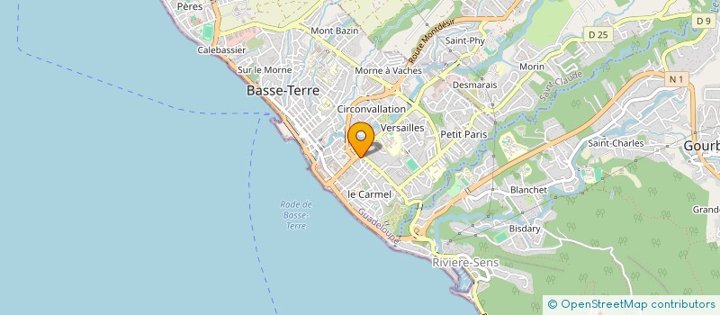 localisation de l'entreprise MADAME MARIE BEN RAIS à BASSE-TERRE