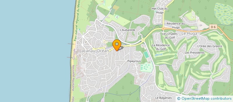 localisation de l'entreprise MADAME MARIE BENA  LACANAU
