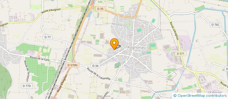 localisation de l'entreprise MADAME MARIE BENAZECH  ROGNONAS