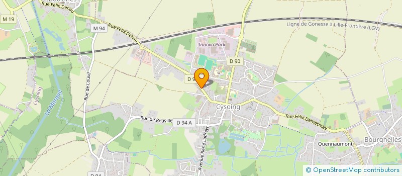 localisation de l'entreprise MADAME MARIE BENCERIC  CYSOING