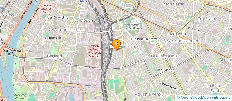 localisation de l'entreprise MADAME MARIE BENECH  LYON