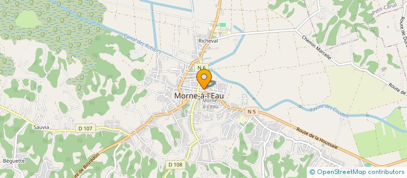 localisation de l'entreprise MADAME MARIE BENEDICTE ARCONTE à MORNE A L'EAU