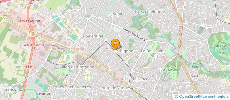 localisation de l'entreprise MADAME MARIE-BENEDICTE TOUBLANC à ORVAULT