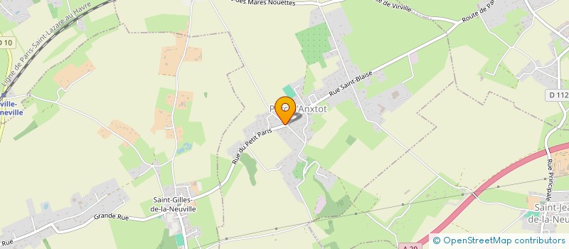 localisation de l'entreprise MADAME MARIE-BENEDICTE TOUTAIN  PARC-D'ANXTOT