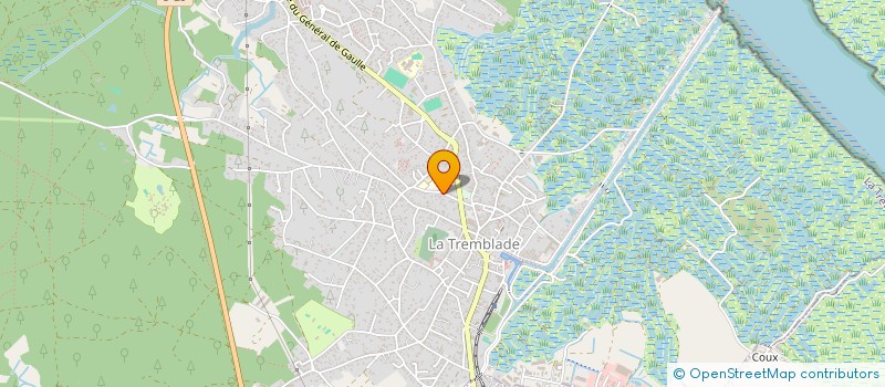 localisation de l'entreprise MADAME MARIE-BENEDICTE WILLAUMEZ  LA TREMBLADE