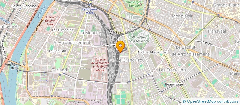 localisation de l'entreprise MADAME MARIE BENISTANT  LYON