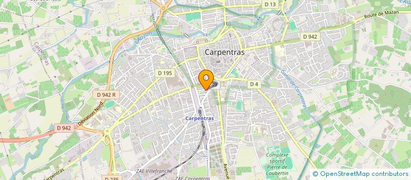 localisation de l'entreprise MADAME MARIE BENITEZ  CARPENTRAS