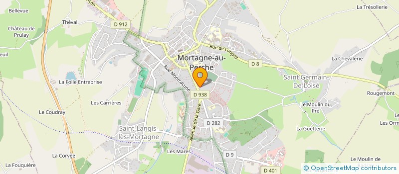 localisation de l'entreprise MADAME MARIE BENOIST à MORTAGNE-AU-PERCHE