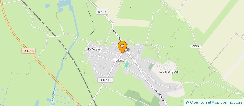 localisation de l'entreprise MADAME MARIE BENOIT  TALAIS