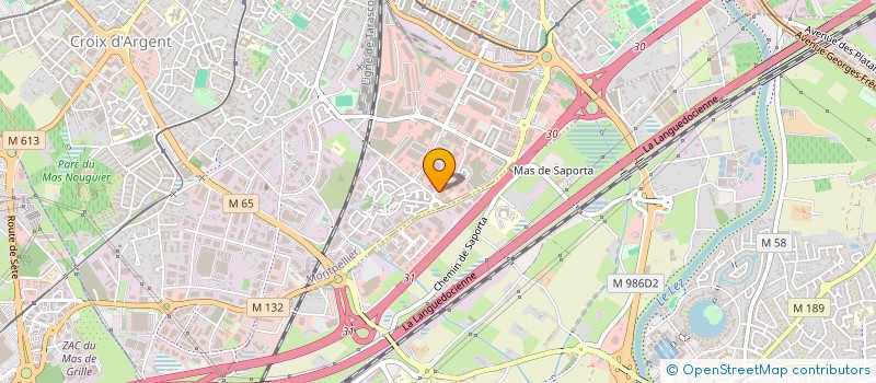 localisation de l'entreprise MADAME MARIE BENOIT à MONTPELLIER