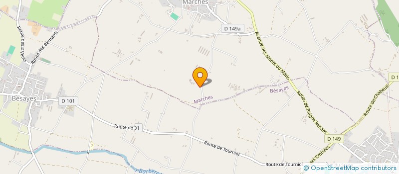 localisation de l'entreprise MADAME MARIE BENOIT à MARCHES