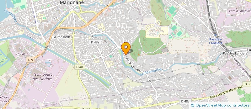 localisation de l'entreprise MADAME MARIE BENOIT  MARIGNANE