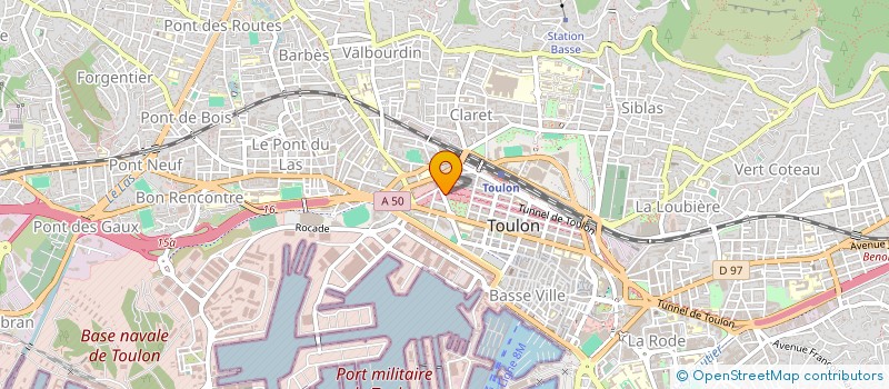 localisation de l'entreprise MADAME MARIE BENSOUSSAN  TOULON