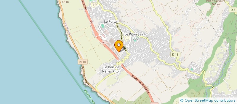 localisation de l'entreprise MADAME MARIE BENZAOUI à SAINT-LEU