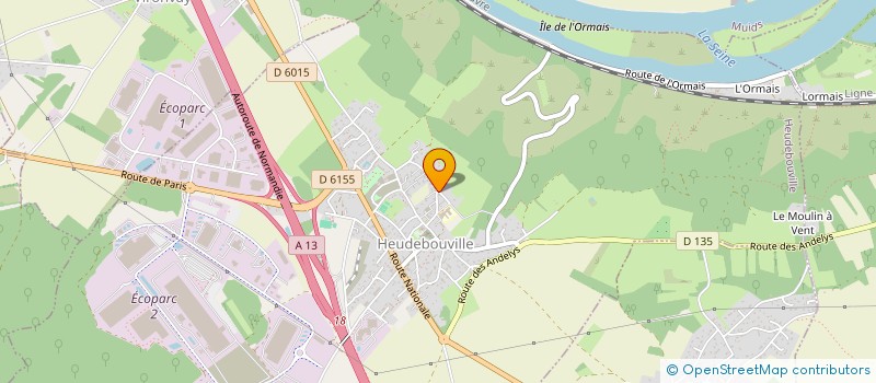 localisation de l'entreprise MADAME MARIE BEQUET  HEUDEBOUVILLE