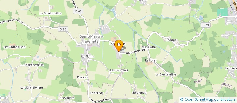 localisation de l'entreprise MADAME MARIE BERARDAN  CURTAFOND