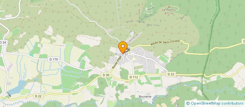 localisation de l'entreprise MADAME MARIE BERAUD  RUSTREL