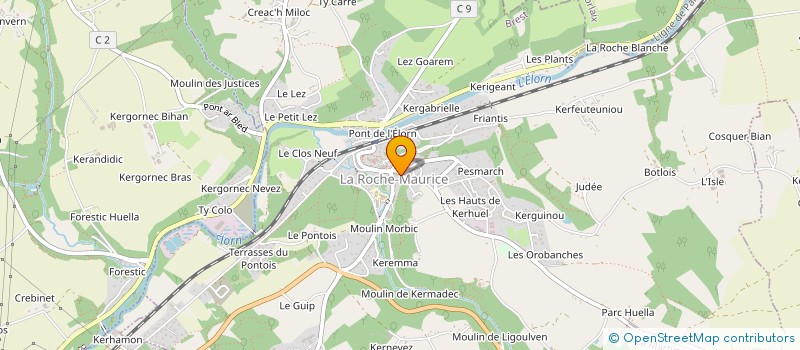 localisation de l'entreprise MADAME MARIE BERDER à LA ROCHE-MAURICE