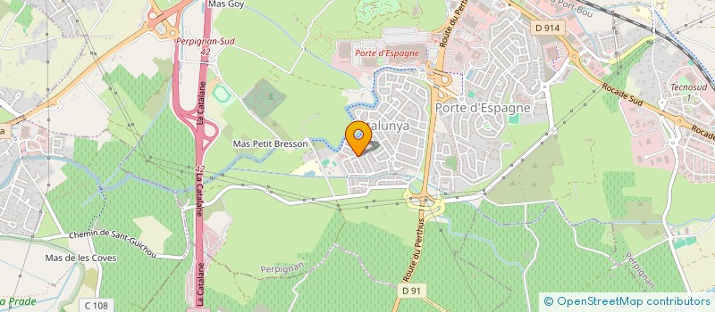 localisation de l'entreprise MADAME MARIE-BERENGERE SAINTANDRE  PERPIGNAN