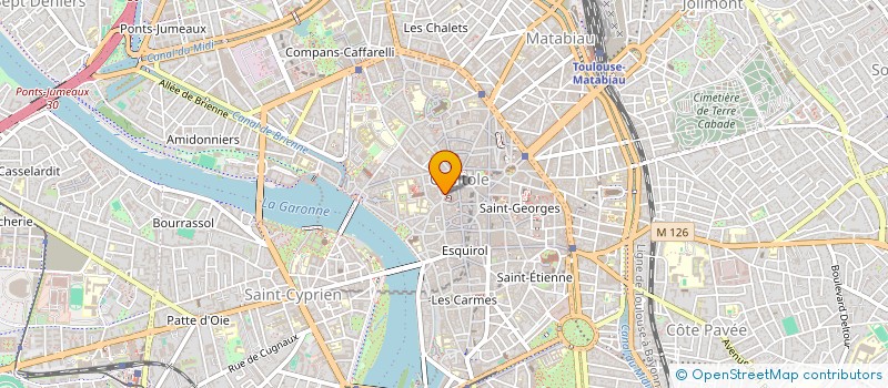 localisation de l'entreprise MADAME MARIE BERENGUER  TOULOUSE