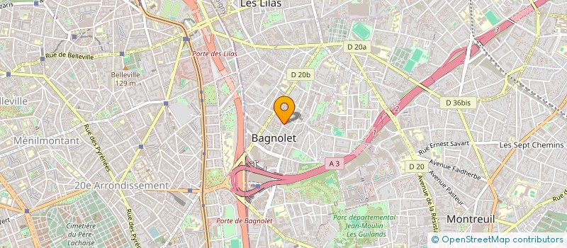 localisation de l'entreprise MADAME MARIE-BERENICE GROH à BAGNOLET