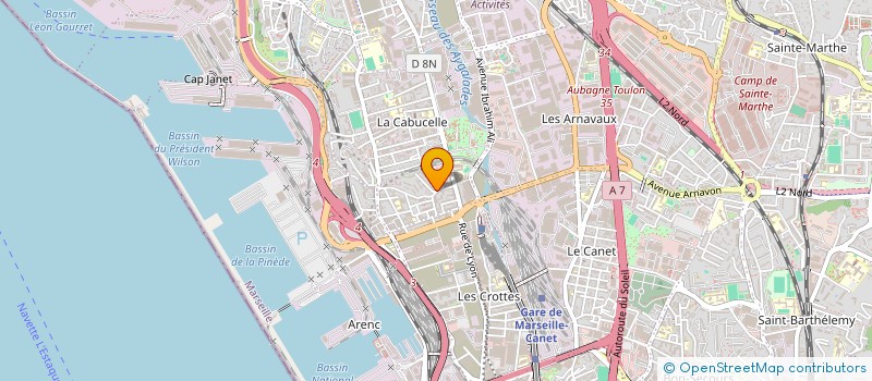 localisation de l'entreprise MADAME MARIE BERES à MARSEILLE