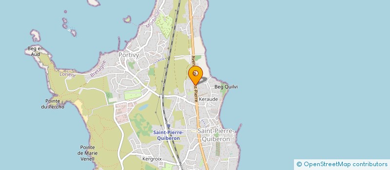 localisation de l'entreprise MADAME MARIE BERGAMASCO  SAINT-PIERRE-QUIBERON