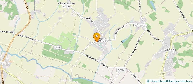 localisation de l'entreprise MADAME MARIE BERGE  GARGAS