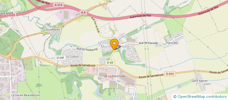 localisation de l'entreprise MADAME MARIE BERGER  COINCY