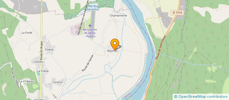 localisation de l'entreprise MADAME MARIE BERGER  PEYRIEU