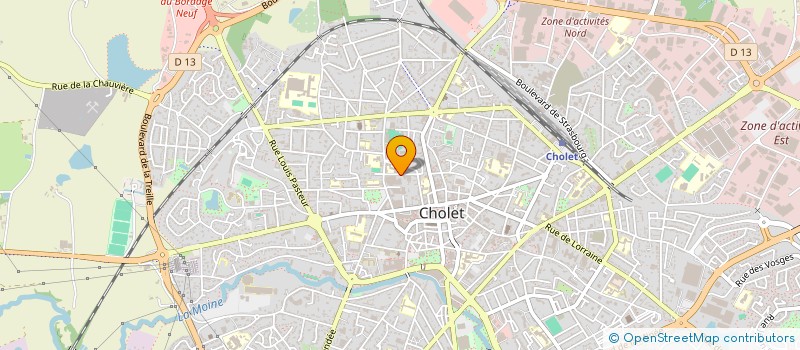 localisation de l'entreprise MADAME MARIE BERGER à CHOLET