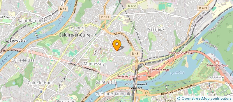 localisation de l'entreprise MADAME MARIE BERGER  CALUIRE-ET-CUIRE