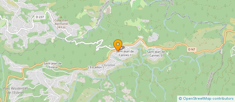 localisation de l'entreprise MADAME MARIE BERGERET à FREJUS