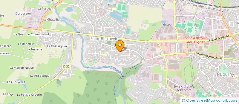 localisation de l'entreprise MADAME MARIE BERGIER DETRUIR  SAINT-BERTHEVIN